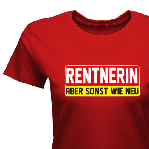 T-Shirt Rente Damen Lustig