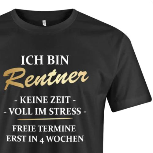 Lustige Renten T-Shirt Herren