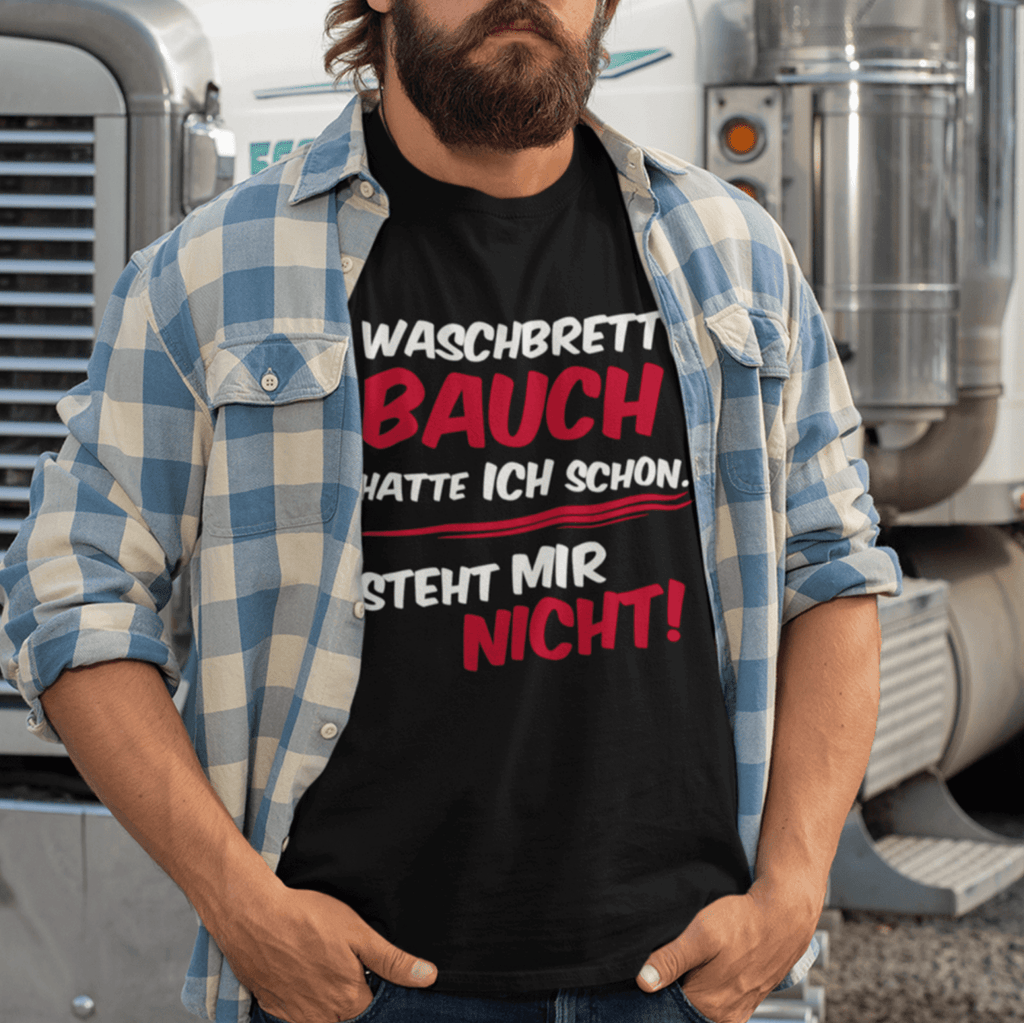 Geduld 1% Spruch T-Shirt - Lustiges Motiv Für Ungeduldige Männer