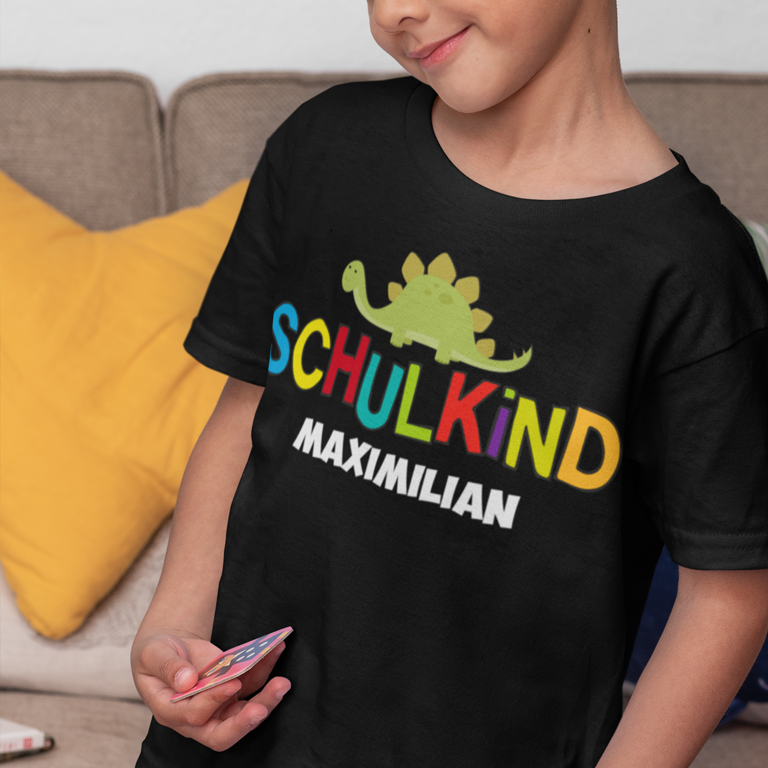 Schulkind Einschulung Geschenk Shirt für Junge und Mädchen