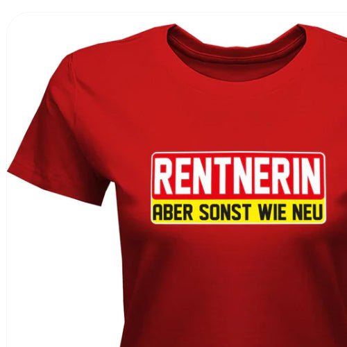 T-Shirt Rente Damen Lustig - myShirtStore