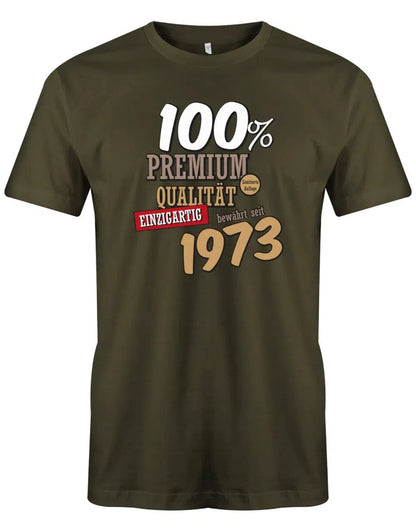 100 Prozent Premium Qualität seit 1973 - Jahrgang 1973 Geschenk Männer Shirt