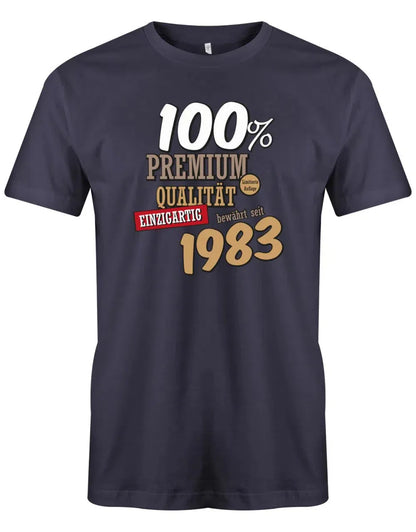 100 Prozent Premium Qualität seit 1983 - Jahrgang 1983 Geschenk Männer Shirt