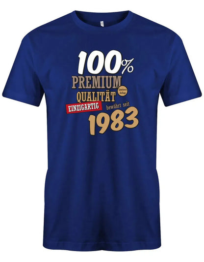 100 Prozent Premium Qualität seit 1983 - Jahrgang 1983 Geschenk Männer Shirt