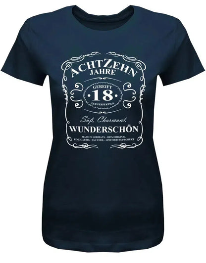 18 Jahre gereift zur Perfektion - 18 Geburtstag Shirt Mädchen