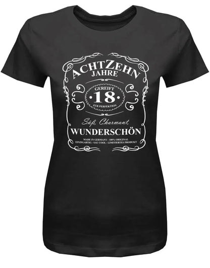 18 Jahre gereift zur Perfektion - 18 Geburtstag Shirt Mädchen