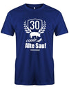 30 Coole Alte Sau mit Wunschname - 30 Geburtstag Männer Shirt - T-Shirt bedrucken mit lustigen Sprüchen bei - myShirtStore