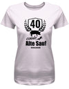 40 Coole Alte Sau mit Wunschname - 40 Geburtstag Shirt Frau - T-Shirt bedrucken mit lustigen Sprüchen bei - myShirtStore