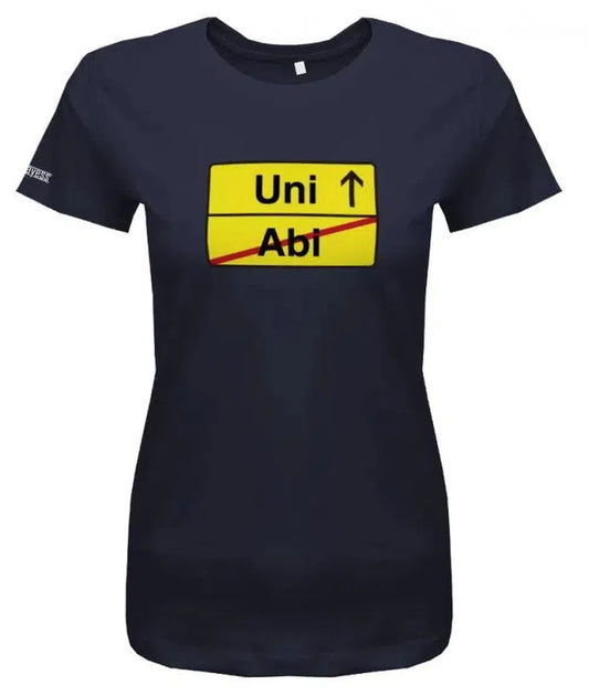 Abi Shirt 2018 - Uni Abi Verkehrsschild - Damen T-Shirt