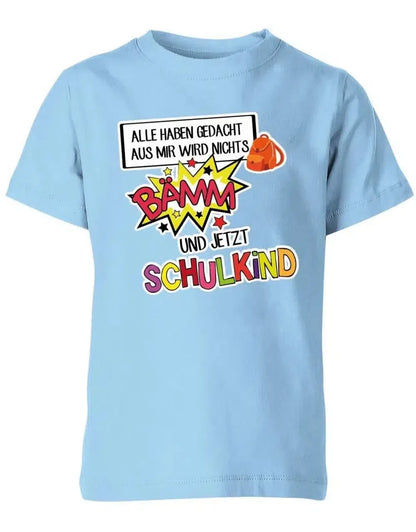 Lustiges Einschulung Shirt Jungen Mädchen Schulkind