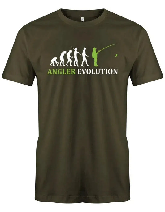 Angler Evolution - angeln - Herren T-Shirt