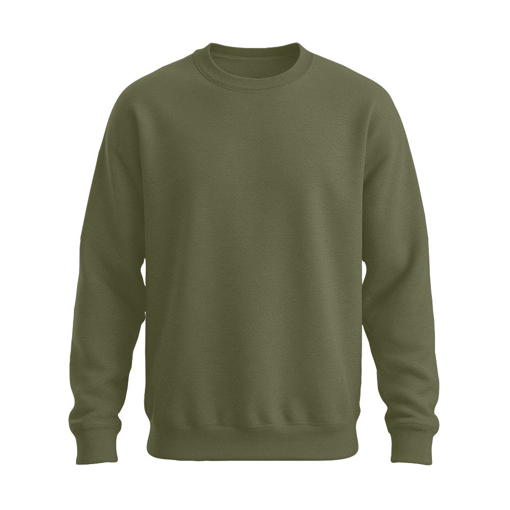 Basic Unisex Pullover unbedruckt & einfarbig