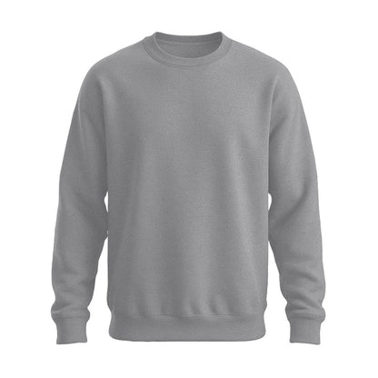 Basic Unisex Pullover unbedruckt & einfarbig