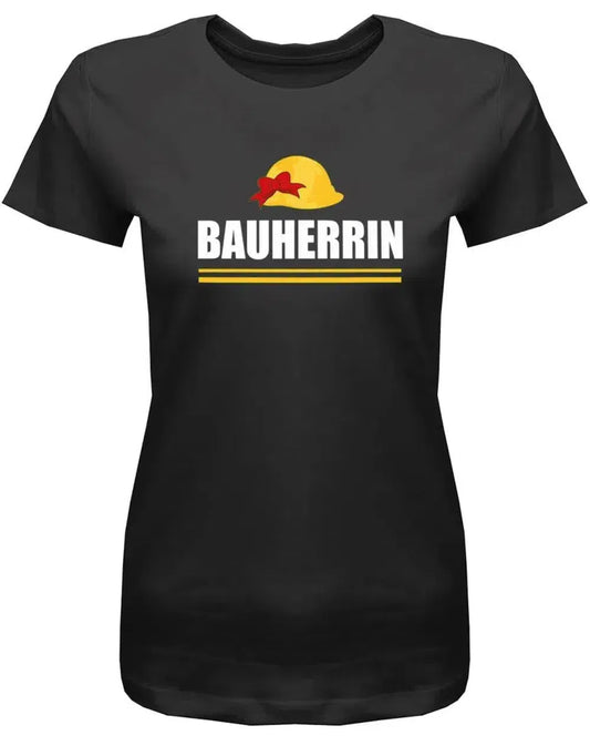 Bauherrin - Schutzhelm - Handwerk - Damen T-Shirt