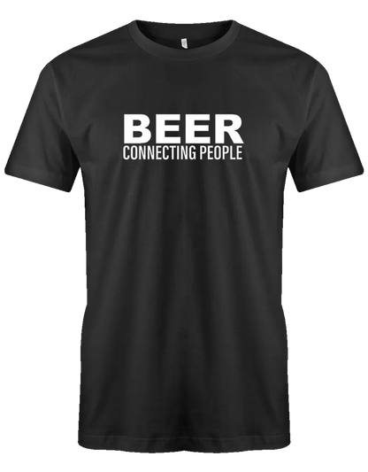 Beer connecting people Herren T Shirt
