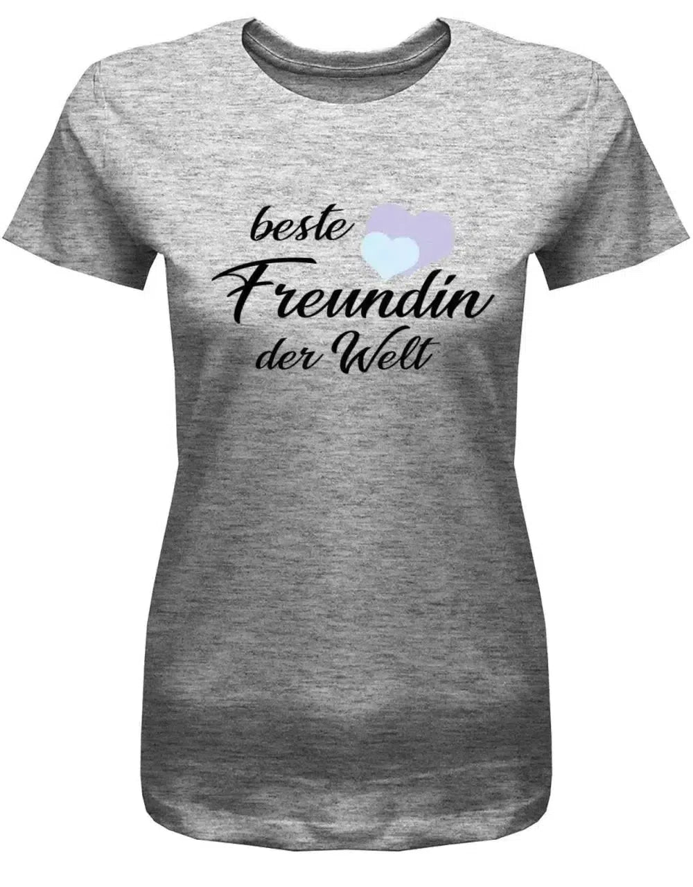 Beste Freundin der Welt - Herzchen - Friends - Damen T-Shirt