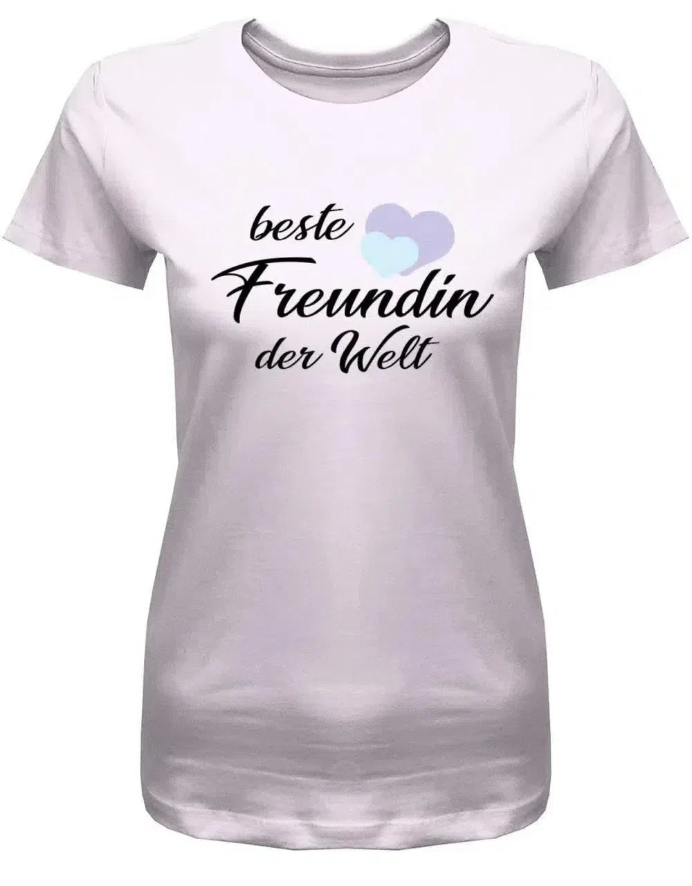 Beste Freundin der Welt - Herzchen - Friends - Damen T-Shirt