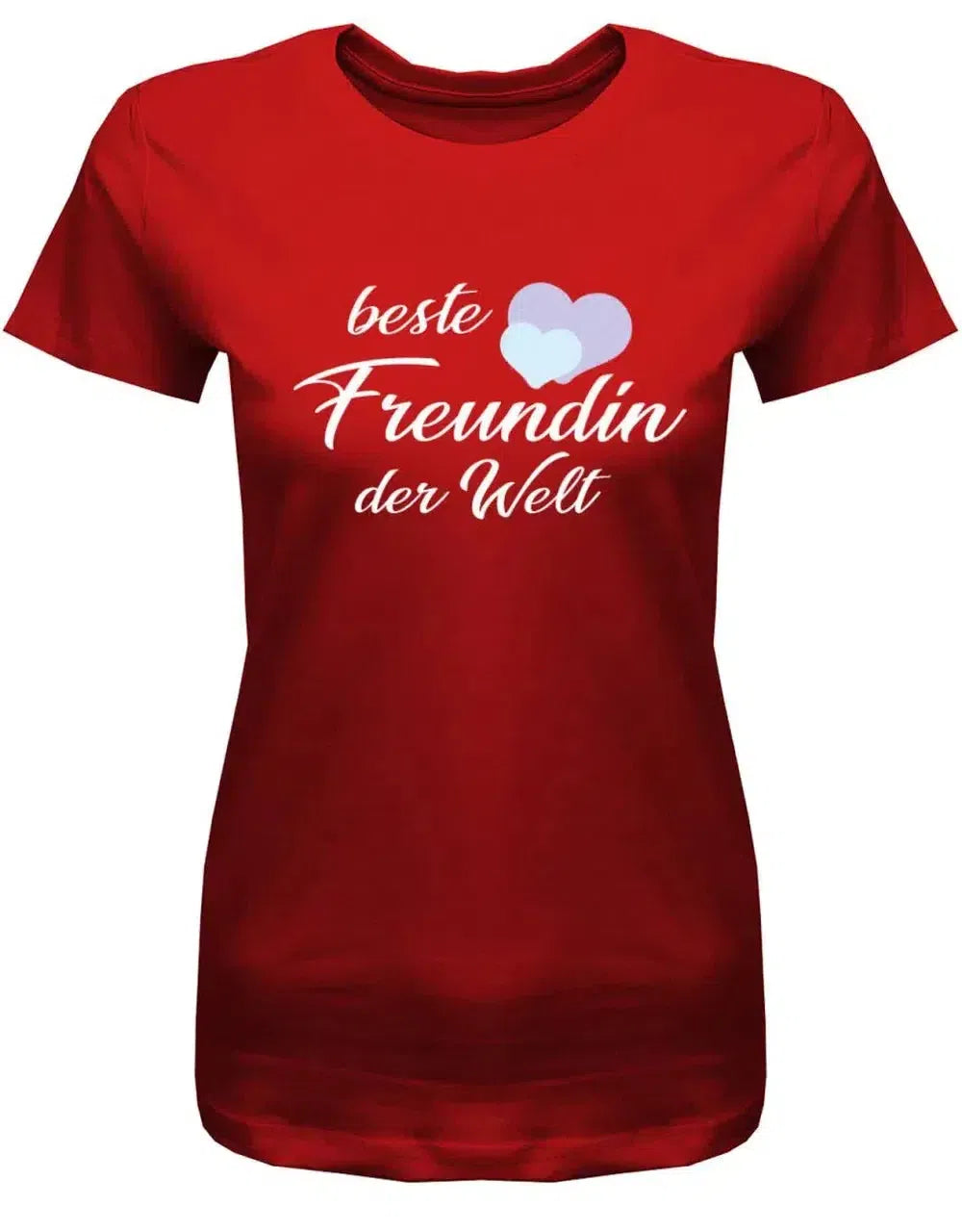 Beste Freundin der Welt - Herzchen - Friends - Damen T-Shirt