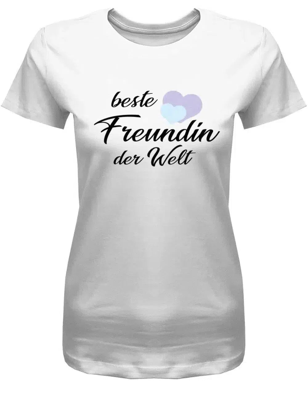 Beste Freundin der Welt - Herzchen - Friends - Damen T-Shirt