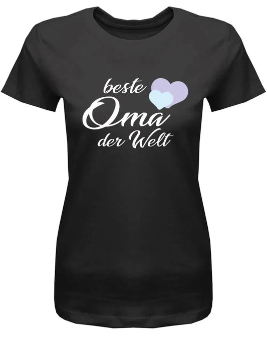 Beste Oma der Welt - Herzchen - Großmutter - Damen T-Shirt