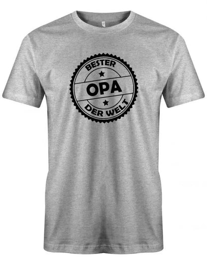 Bester Opa der Welt Stempel - Herren T-Shirt