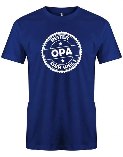 Bester Opa der Welt Stempel - Herren T-Shirt