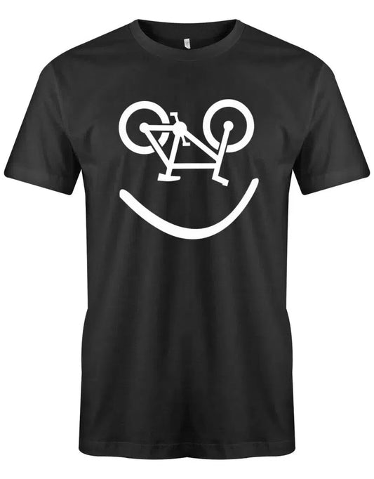Biker Smiley - Fahrrad - Herren T-Shirt