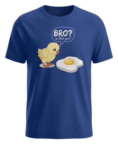 lustiges t shirt herren küken ei motiv bro is that you olivgrün humor shirt männer