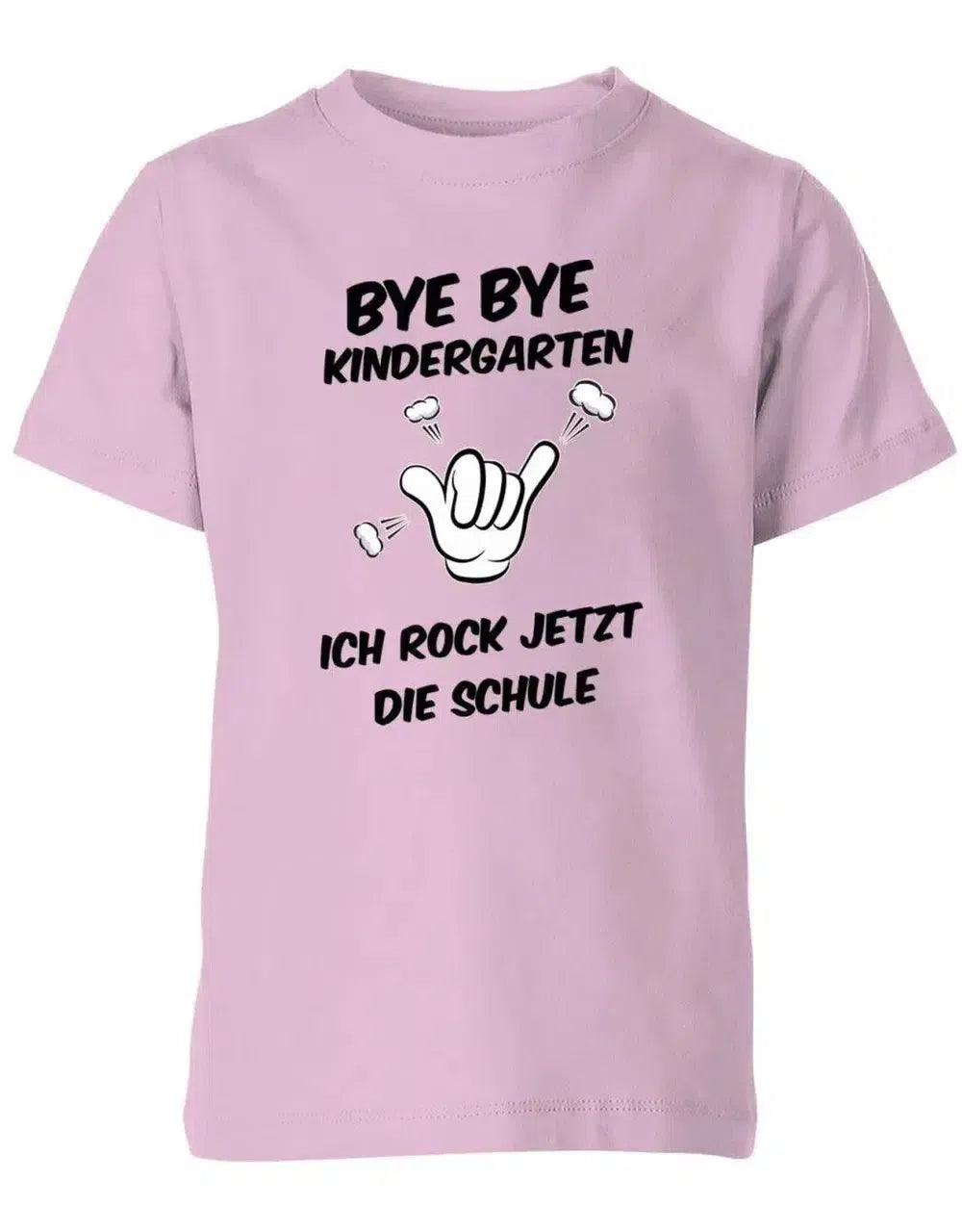 Bye bye Kindergarten ich rock jetzt die Schule - Einschulung - Kinder T-Shirt