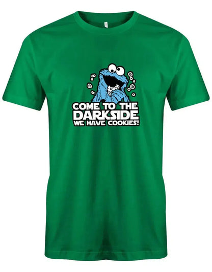 Come to the Darkside we have Cookies - Lustiges Fun T Shirt - Herren T-Shirt