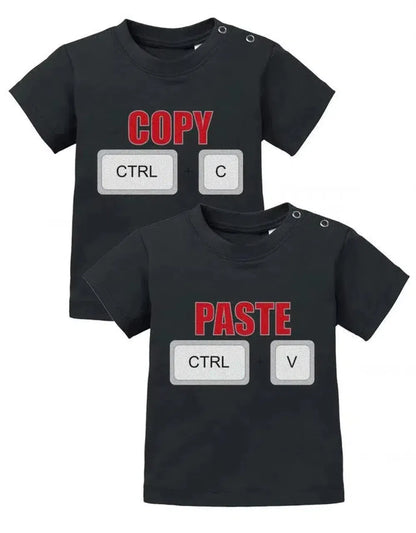 Copy and Paste 2 Stk. - Zwillinge - Baby T-Shirt
