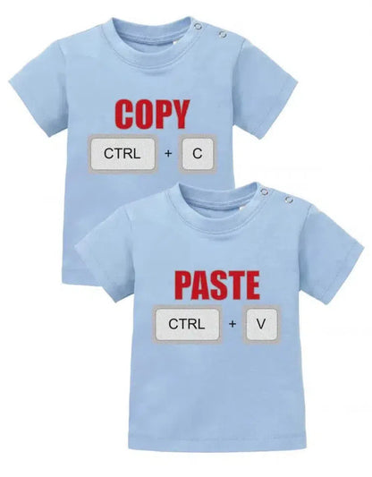 Copy and Paste 2 Stk. - Zwillinge - Baby T-Shirt