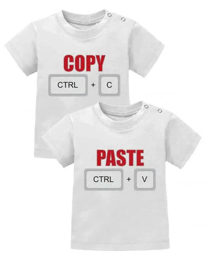 Copy and Paste 2 Stk. - Zwillinge - Baby T-Shirt
