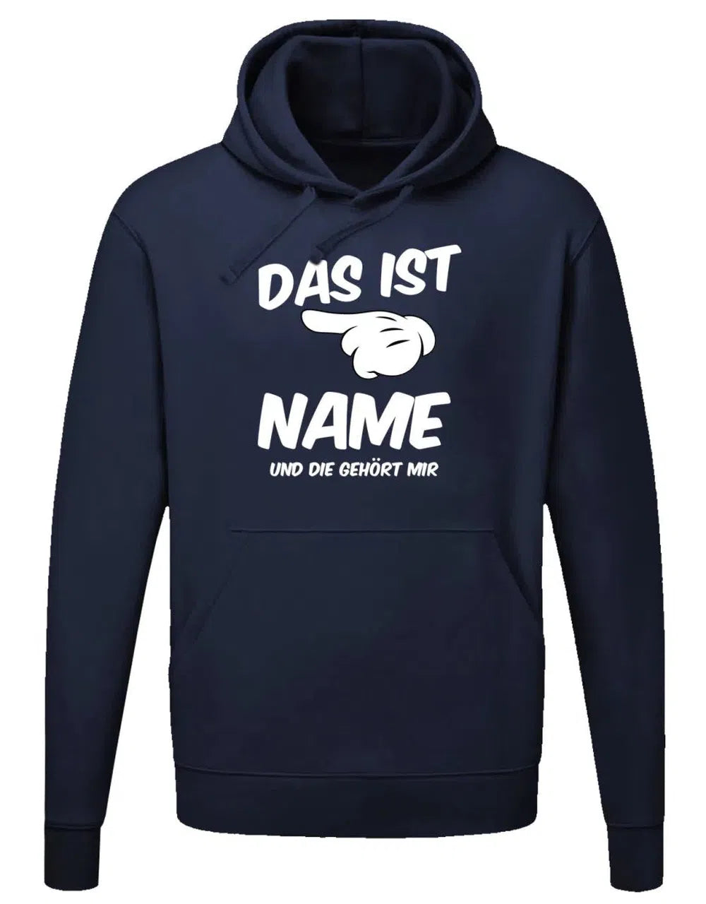 Couple Hoodie Das ist Name und der oder die gehört zu mir für Pärchen