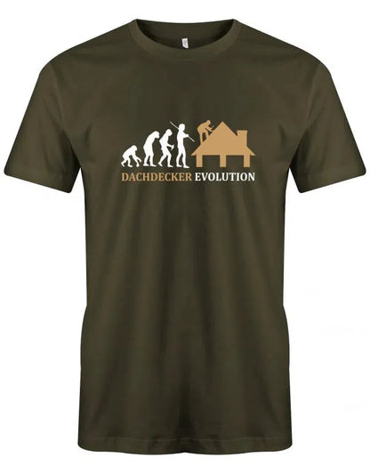 Dachdecker Evolution - Handwerker - Herren T-Shirt