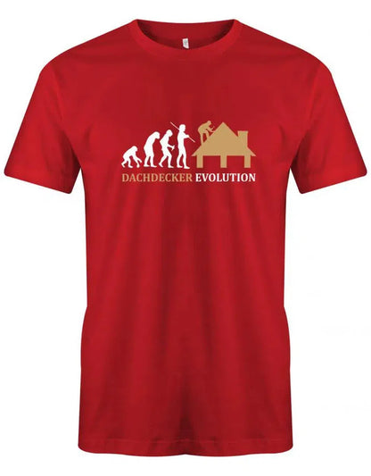 Dachdecker Evolution - Handwerker - Herren T-Shirt