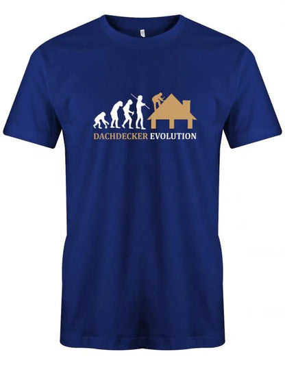 Dachdecker Evolution - Handwerker - Herren T-Shirt