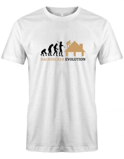 Dachdecker Evolution - Handwerker - Herren T-Shirt