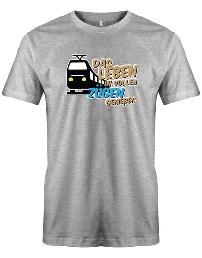 Das Leben in vollen Zügen genießen - Herren T-Shirt