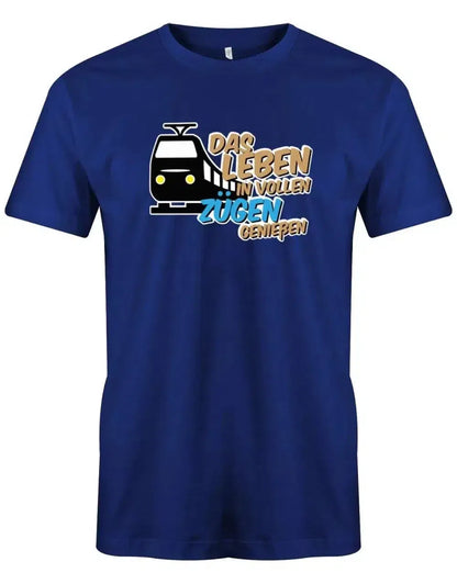 Das Leben in vollen Zügen genießen - Herren T-Shirt