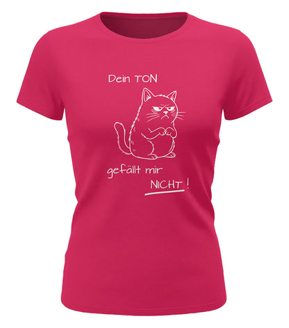 Dein Ton gefällt mir nicht - Lustige Sprüche - Damen T-Shirt sorbet