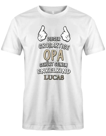Dieser großartige Opa gehört seinem Enkelkind - Herren T-Shirt