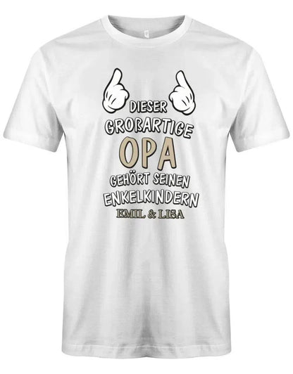 Dieser großartige Opa gehört seinen Enkelkindern - Herren T-Shirt