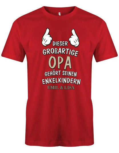 Dieser großartige Opa gehört seinen Enkelkindern - Herren T-Shirt