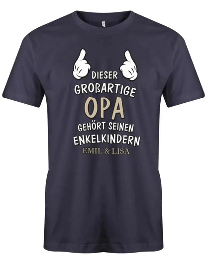 Dieser großartige Opa gehört seinen Enkelkindern - Herren T-Shirt