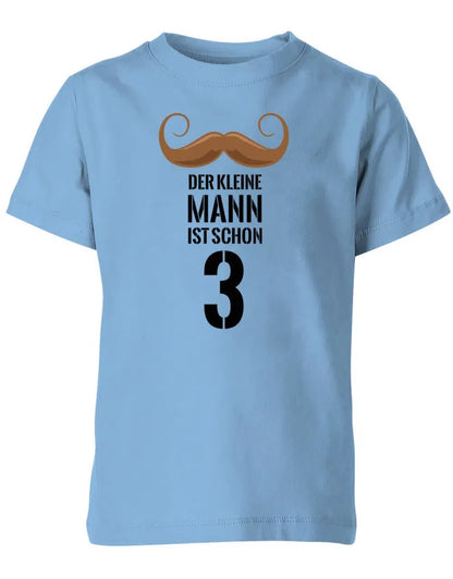 Dieser kleine Mann ist schon 3 Schnurrbart - Kinder T-Shirt