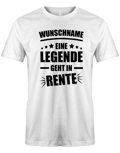 Ruhestand T Shirt personalisiert – Eine Legende geht in Rente