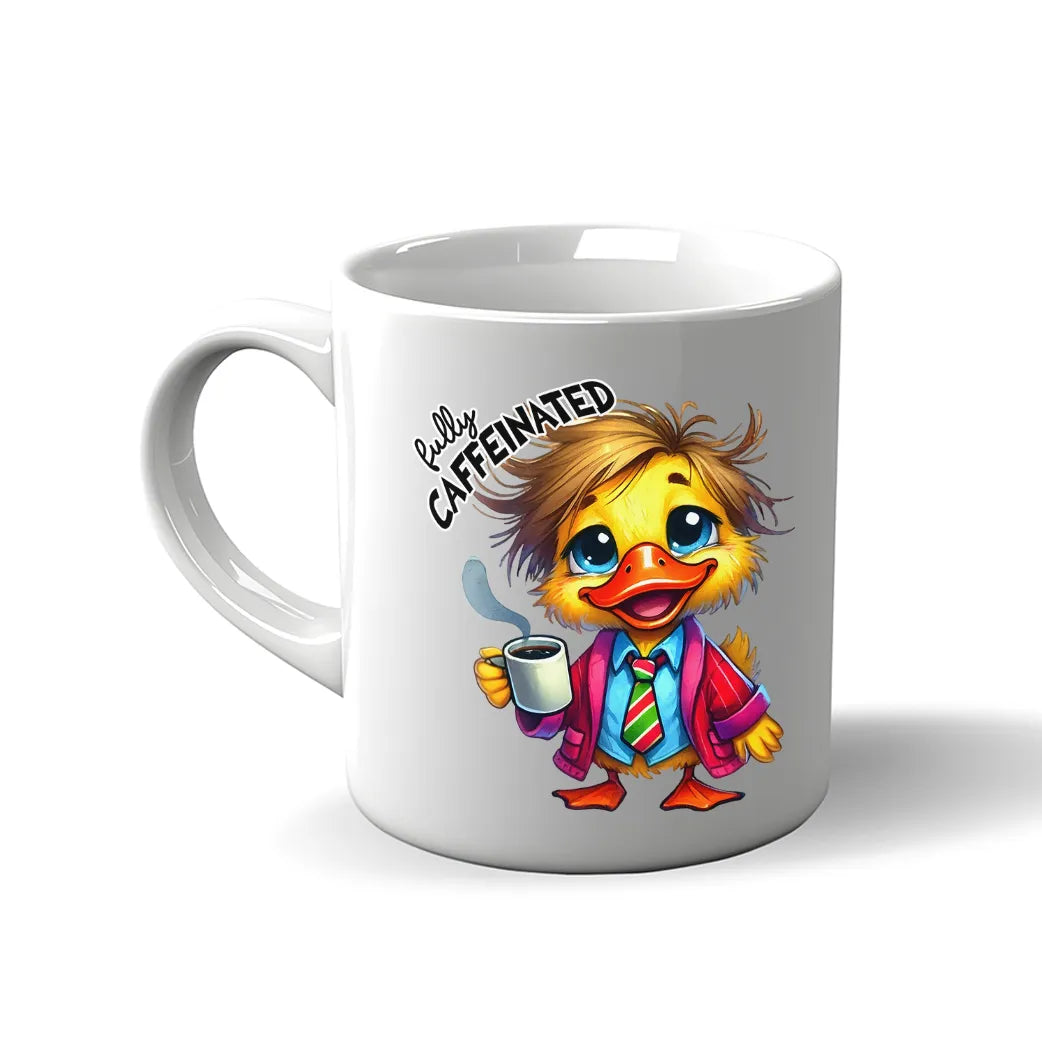 Doppelmotiv Tasse – Ente Nach dem Kaffee
