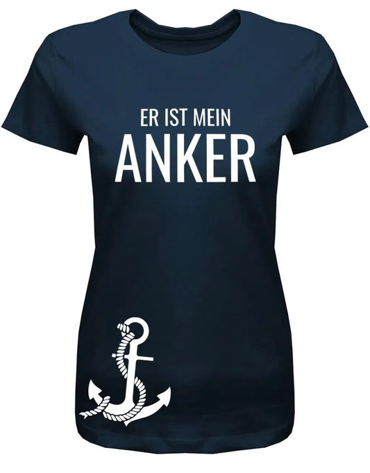 Er ist mein Anker - Partner Couple - Damen T-Shirt