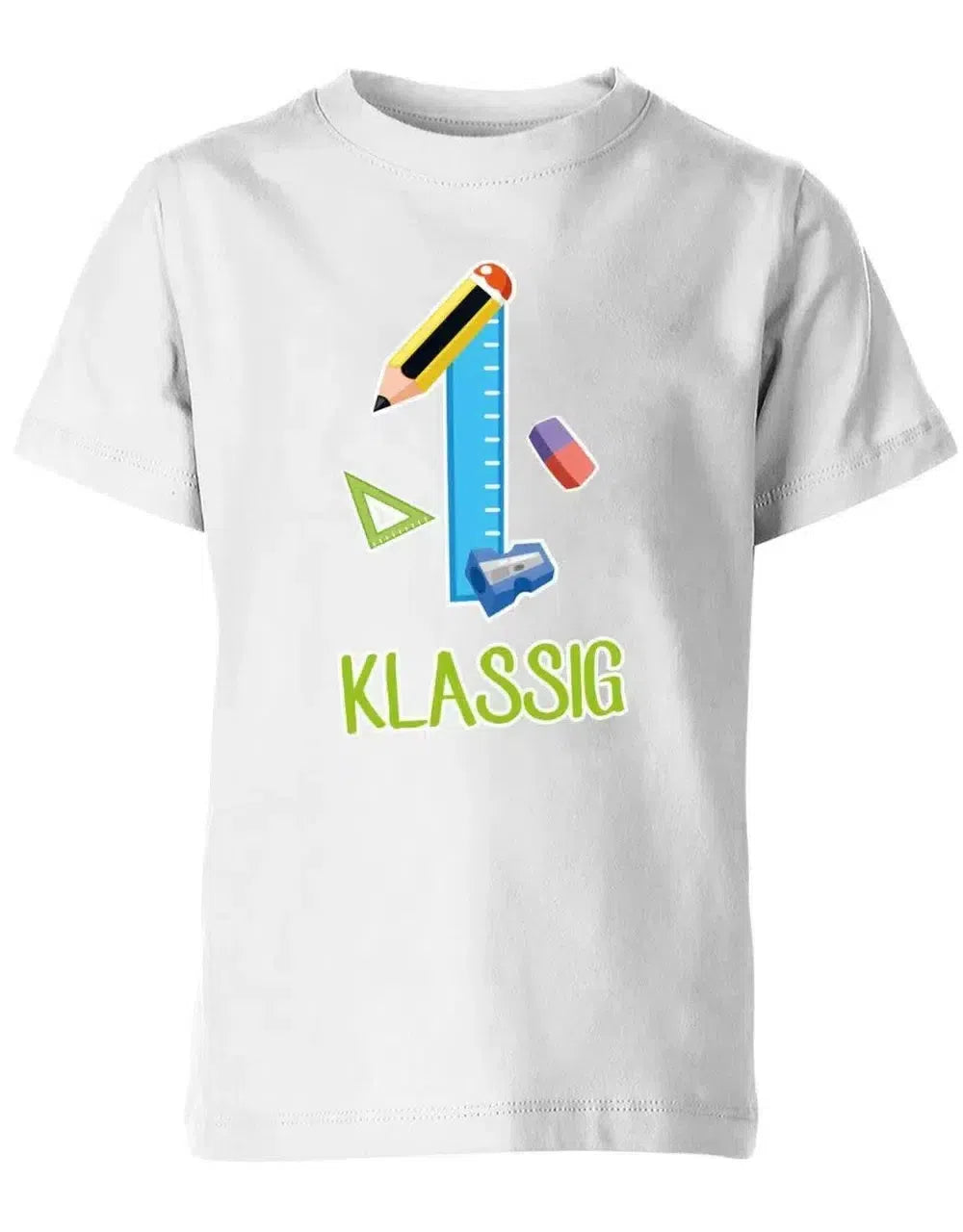 Erst Klassig - Geschenk zur Einschulung 1. Klasse - Schule - Kinder T-Shirt